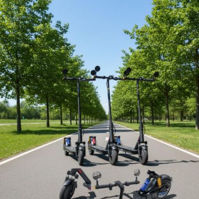 صورة سكوتر كهربائي وقوف